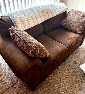 Photo of free Couch and Loveseat (Near UW PARKSIDE)