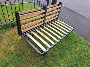 Photo of free Bed settee frame (scrap) (Stockport,Manchester SK8)