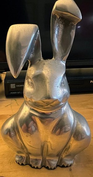 Photo of free Silver Pottery Barn Rabbit (Brooklyn, 11225)