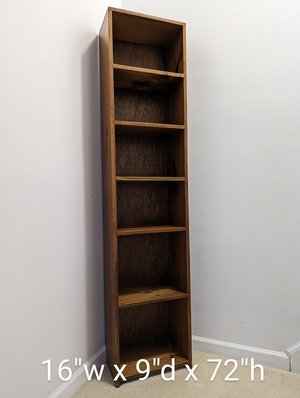 Photo of free Tall bookcase (Hopkinton/Upton line)