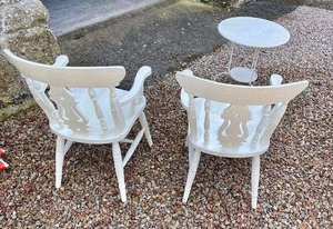 Photo of free Chairs and metal side table (TR19)