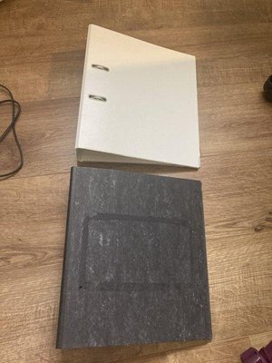 Photo of free 2 lever arch folders (Newhaven EH6)