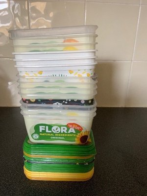 Photo of free Margarine tubs with lids (Hailsham BN27)