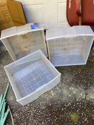 Photo of free Three plastic drawers (Fremont)