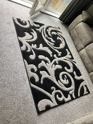 Photo of free Rug, black & Silver (Nether Liberton EH16)