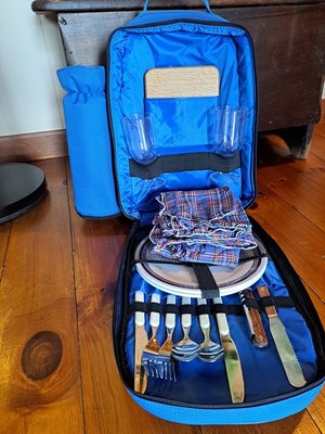 Photo of free Backpack picnic set (Arlington, ma)