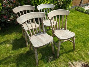 Photo of free Wooden Dining Chairs (Enfield)