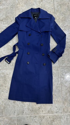 Photo of free Blue trench coat (New Milford, NJ)