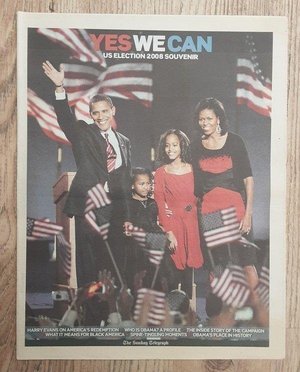 Photo of free US Election 2008 Souvenir Newspaper (Seaford BN25)