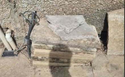 Photo of free Broken paving slabs (Bathampton)