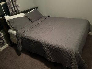 Photo of free Queen Bed w/headboard (East side Dundalk)