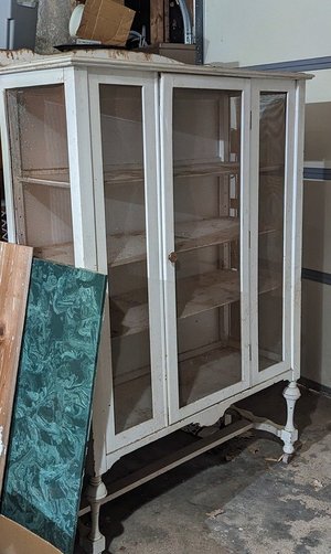 Photo of free Old cabinet 5' h. 4 w...17' d (Manchester)