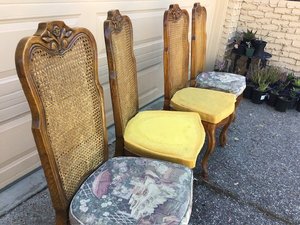 Photo of free 4 French Provincial Style Chairs (Above downtown)