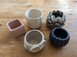 Photo of free Mini Ceramic Plant Pots (Enfield)