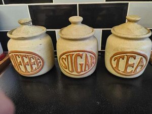 Photo of free Tea, coffee and sugar canisters (High Ercall TF6)