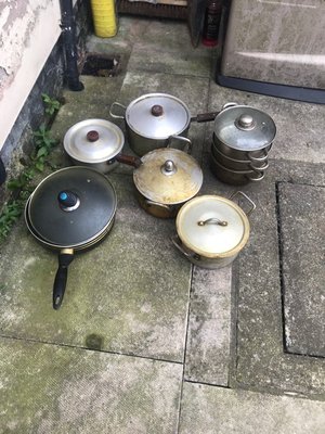Photo of free Cooking pots - all with lids (Oldham)
