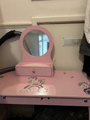Photo of free Kids dressing table and stool (Clapham Common SW4)