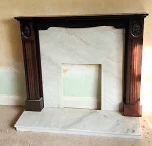 Photo of free Fireplace surround, marble hearth (Meanwood LS6)