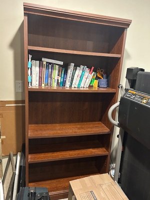 Photo of free 5 shelf bookshelf (North Medford)