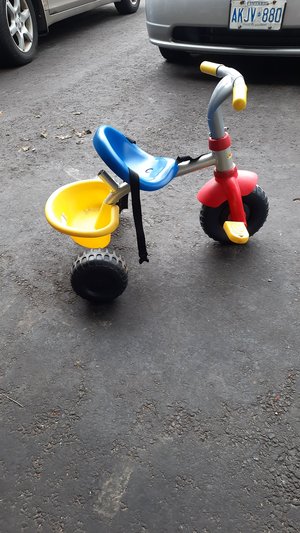 Photo of free 2 Tyke tricycles (Brimley and Finch, Agincourt)
