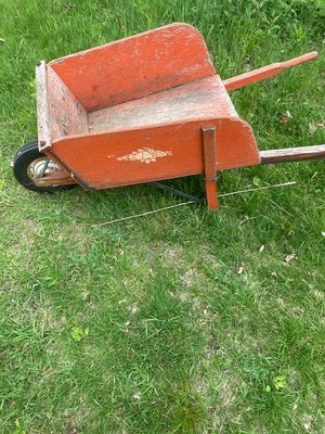 Photo of free Vintage Wooden Wheelbarrow (Littleton)