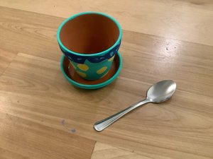 Photo of free Flower pot with saucer (The Glebe)