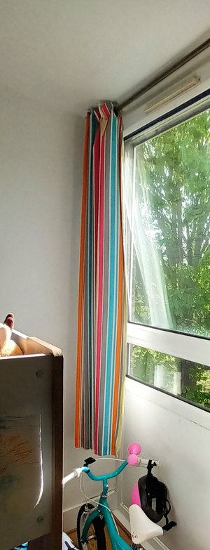 Photo of free Striped black-out curtains (SW11)