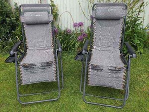 Photo of free Zero Gravity Sun Loungers x 2 (Pipers Ash CH2)