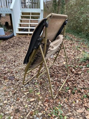 Photo of free Folding patio chair (near Enloe High School)