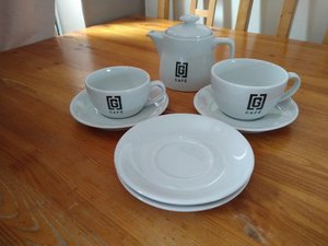 Photo of free Tea pot, tea cups (Woodley RG5)