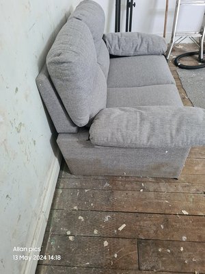 Photo of free Grey sofa (SK14 Hyde)