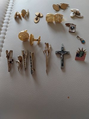 Photo of free Cuff links, tie pins (Trewoon)