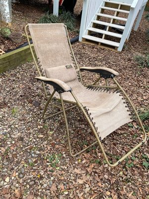 Photo of free Folding patio chair (near Enloe High School)