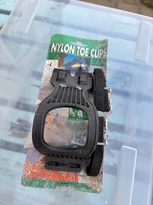 Photo of free toe clips for bicycle (Newbury Park IG2)