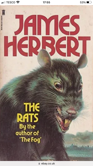 Photo of James Herbert Rat books etc (Southport PR8)