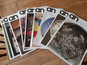 Photo of free artist magazines (Walkley, S6)