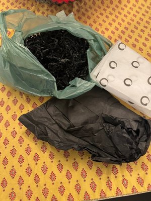 Photo of free Black gift bag filler and tissue (Chevy Chase, DC)