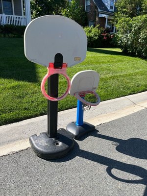 Photo of free Little Tikes basketball hoops (Bethesda (Wyngate))