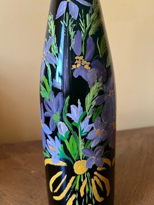 Photo of free Hand painted wine bottle (Rego Park)