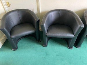 Photo of free Leather style 4 piece suite (Alderley edge)