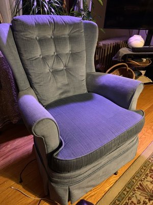 Photo of free Blue chair (Palmer)