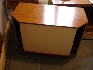 Photo of free Media cabinet with cutouts at back (Sidcup DA14)