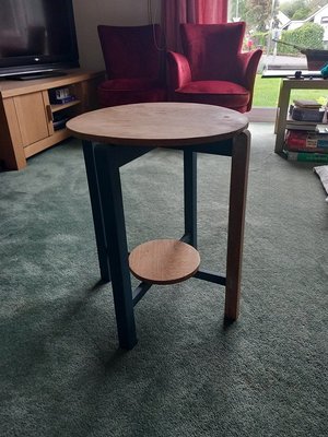 Photo of free Round wooden occasional table (Lisvane CF14)
