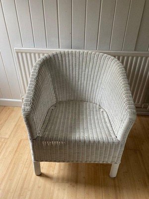 Photo of free White wicker chair (Longwood HD3)