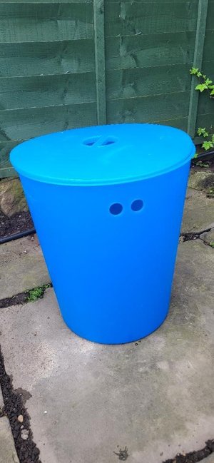 Photo of free Blue plastic IKEA laundry bin (S8 Meadowhead)