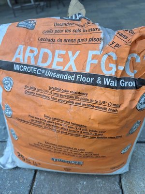 Photo of free Unsanded floor and wall grout (Arlington, ma)