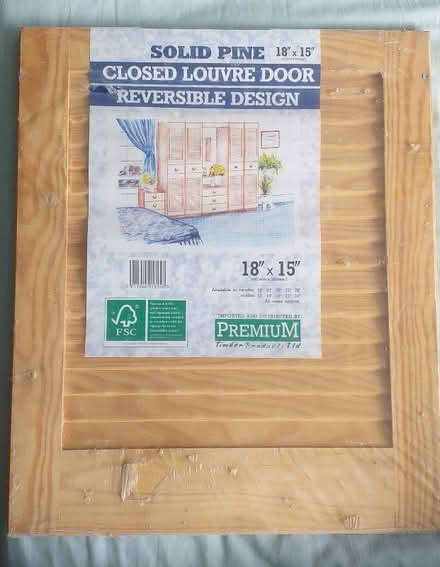 Photo of free Pine louvre cupboard door (White City GL4)
