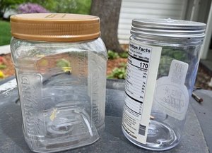 Photo of free A bunch of Plastic holders w. lids (Des Moines, west side)