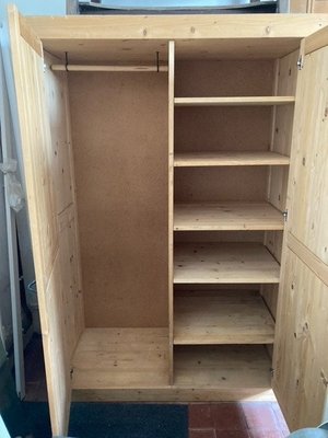 Photo of free PRESTEIGNE - IKEA natural wood wardrobe (Presteigne LD8)