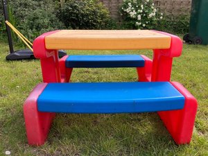 Photo of free Little Tikes picnic table (West Finchley, N12)